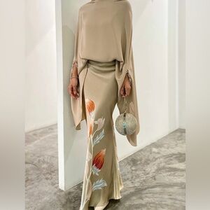 Batwing Sleeves Loose Floral Printed / brand new with tag